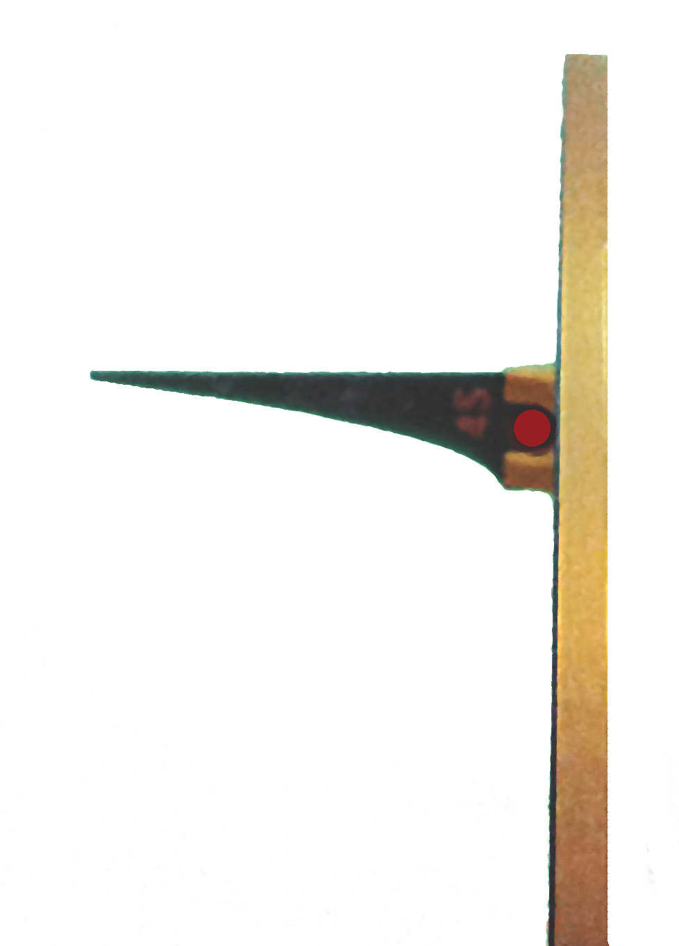 Profile of gnomon and dial